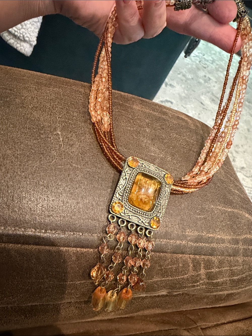 Beautiful Beaded Statement Necklace